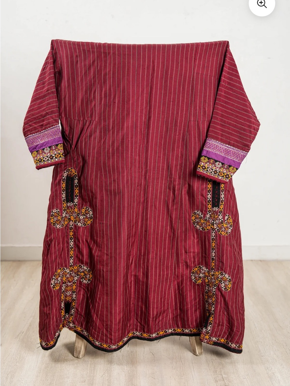 VINTAGE RARE SILK EMBROIDERED COAT